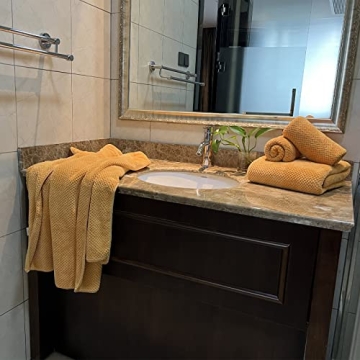 YTYC Extra Large Bath Towels Set - 6 Quick Dry Microfiber