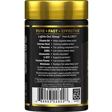 ALLMAX Nutrition Lights Out Sleep, 60 Capsules