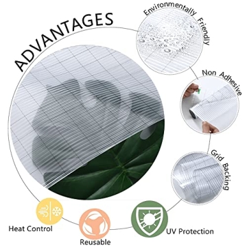 VELIMAX Reeded Glass Window Film for Enhanced Privacy and Style