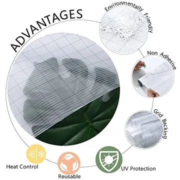 VELIMAX Reeded Glass Window Film for Enhanced Privacy and Style