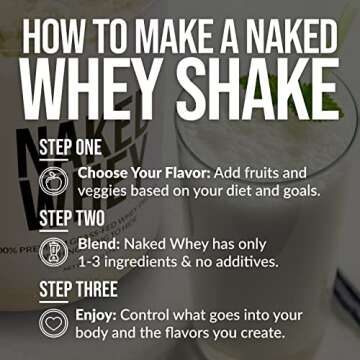Naked Whey Sample Pack - Pure Protein for Fitness Enthusiasts