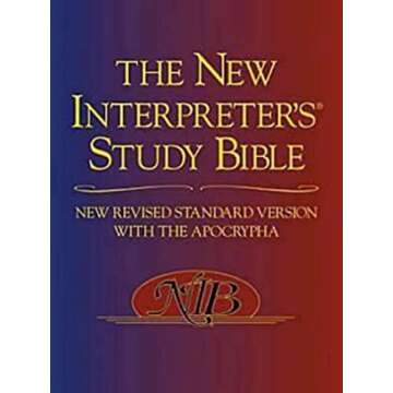 The New Interpreter's Study Bible: New Revised Standard Version With the Apocrypha