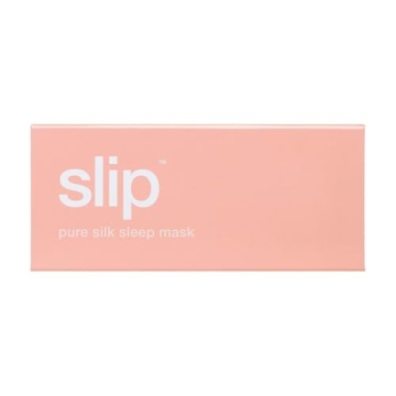 slip Pure Silk Sleep Mask - Pink | 100% Mulberry Silk, Ultra Soft & Comfortable, Blocks Light for Restful Sleep | Adjustable Strap for Perfect Fit, Gentle on Skin & Hair | Ideal Travel Accessory