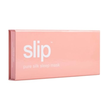 slip Pure Silk Sleep Mask - Pink | 100% Mulberry Silk, Ultra Soft & Comfortable, Blocks Light for Restful Sleep | Adjustable Strap for Perfect Fit, Gentle on Skin & Hair | Ideal Travel Accessory