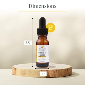 Organic Vitamin E Oil for Skin & Hair | Vegan & Pure