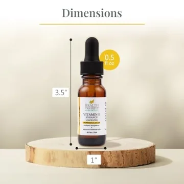 Organic Vitamin E Oil for Skin & Hair | Vegan & Pure