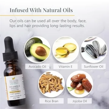 Organic Vitamin E Oil for Skin & Hair | Vegan & Pure