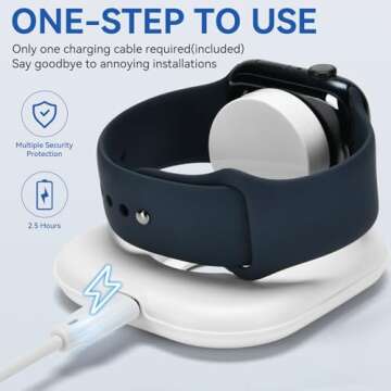 for Apple Watch Wireless Magnetic Charging Dock - Fast Magnetic Charger Stand, Compatible with Apple...