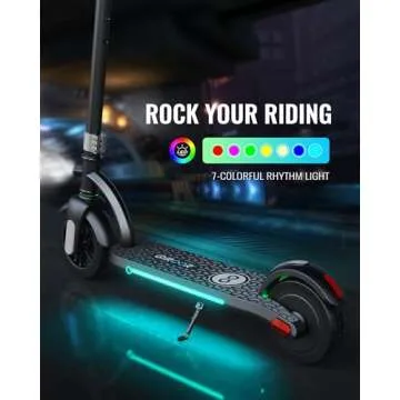 Gyroor Kids Electric Scooter with LED Lights & Display