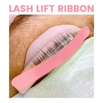 Lash Lift Ribbon Kit - 30Pcs Silicone Rods for Perfect Perm Curls - Affordable DIY Eyelash Lifting T...