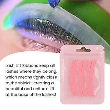 Lash Lift Ribbon Kit for Perfect Perm Curls - 30Pcs