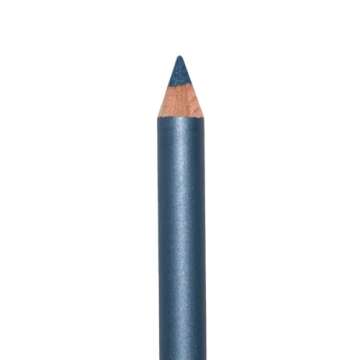 Palladio Wooden Eyeliner Pencil, Thin Pencil Shape, Easy Application, Firm yet Smooth Formula, Perfectly Outlined Eyes, Contour and Line, Long Lasting, Rich Pigment, Sky Blue