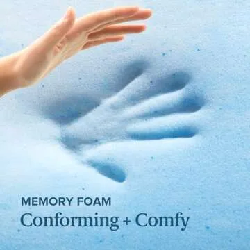 ZINUS Gel Cooling Memory Foam Mattress Topper King Size