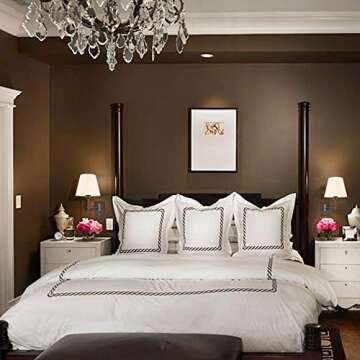 YUBOLE Adjustable Swing Arm Wall Lamps Set of Two