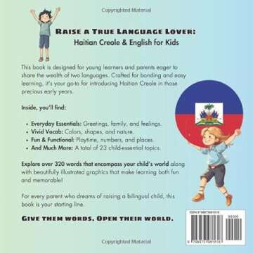 Learn Haitian Creole For Kids: Bilingual Creole & English Language Learning Book