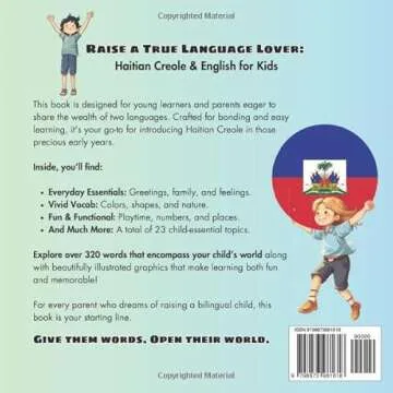 Learn Haitian Creole For Kids: Bilingual Creole & English Language Learning Book