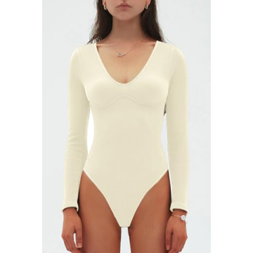 Stylish CHYRII Women’s V Neck Bodysuit - Comfortable & Chic