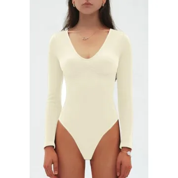 Stylish CHYRII Women’s V Neck Bodysuit - Comfortable & Chic