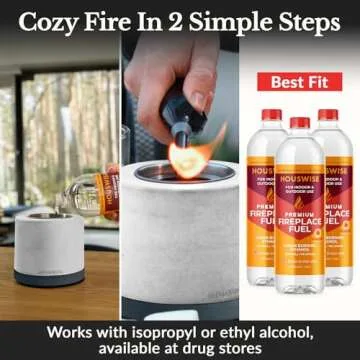 Houswise Tabletop Fire Pit S'mores Maker Kit