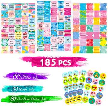 Customize Your Faith with 105 PCS Bible Indexing Tabs & 80 PCS Prayer Stickers Set