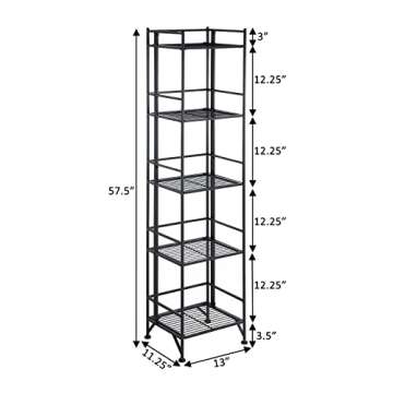 Convenience Concepts Xtra Storage Shelves - Black Functional Storage
