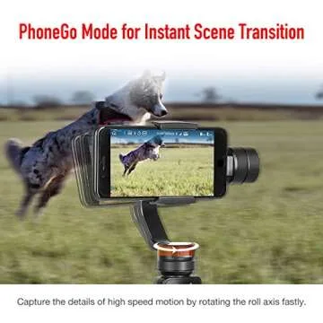 Zhiyun Smooth 4 3-Axis Gimbal Stabilizer for iPhone and Android Smartphone, w/Focus Zoom Wheel PhoneGo Mode Two-Way Charging New Smooth-Q/III