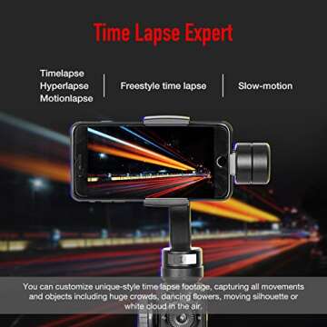 Zhiyun Smooth 4 3-Axis Gimbal Stabilizer for iPhone and Android Smartphone, w/Focus Zoom Wheel PhoneGo Mode Two-Way Charging New Smooth-Q/III