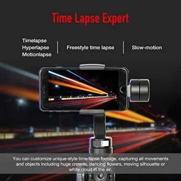 Zhiyun Smooth 4 3-Axis Gimbal Stabilizer for iPhone and Android Smartphone, w/Focus Zoom Wheel PhoneGo Mode Two-Way Charging New Smooth-Q/III