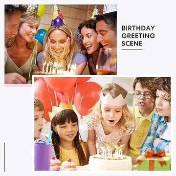 160 Pcs Gold Happy Birthday Cake Toppers Acrylic Cake Topper Glitter Birthday Cake Decorations Double Sided Cake Topper for Children or Adults Various Cake Decoration Party Supplies