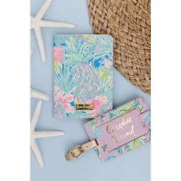 Lilly Pulitzer Vegan Leather Passport Holder for Stylish Travel