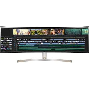 LG 49WL95C-WE 49" 32:9 UltraWide Dual QHD HDR10 IPS Curved LED Monitor Bundle with 1 YR CPS Enhanced Protection Pack