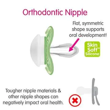 MAM Original Baby Pacifier, Nipple Shape Helps Promote Healthy Oral Development, Curved Shield to Protect Skin,Clear/Boy, 0-6 , 3 Count (Pack of 1)