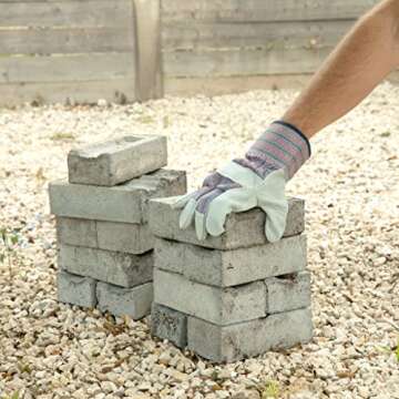 G & F Safety Cuff Work Gloves - Durable Comfort for All