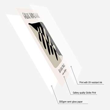 InSimSea Matisse Poster and Picasso Wall Art Exhibition Poster & Prints (UNFRAMED), Vintage Posters for Room Aesthetic, Abstract Wall Art for Living Room Set of 6 (11x14 in)