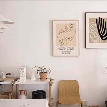 InSimSea Matisse Poster and Picasso Wall Art Exhibition Poster & Prints (UNFRAMED), Vintage Posters for Room Aesthetic, Abstract Wall Art for Living Room Set of 6 (11x14 in)