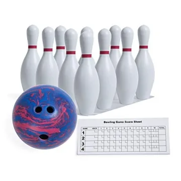 Champion Sports Bowling Set with Plastic Pins - Fun for All Ages!