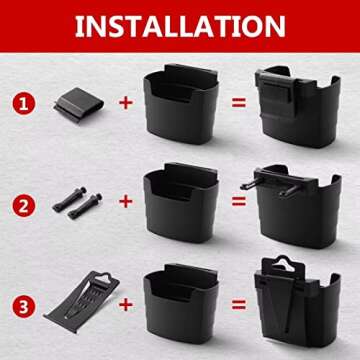 SUADEN French Fry Holder and Sauce Holder for Car | Perfect for On-the-Go Snacking | Ideal White Elephant Gift, Stocking Stuffier, or Holiday Present