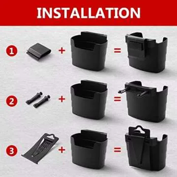 SUADEN French Fry Holder and Sauce Holder for Car | Perfect for On-the-Go Snacking | Ideal White Elephant Gift, Stocking Stuffier, or Holiday Present