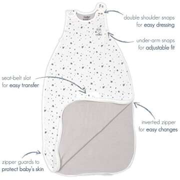 Woolino 4 Season Toddler Sleeping Bag, Merino Wool