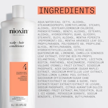 Nioxin System 4 Conditioner for Thinning Hair - 33.8 fl oz