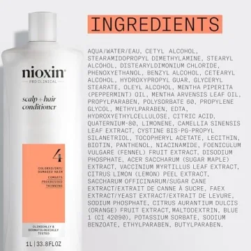 Nioxin System 4 Conditioner for Thinning Hair - 33.8 fl oz