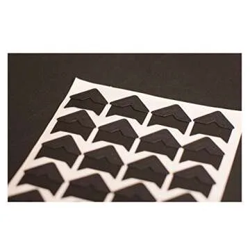Pulaisen 360 Count Self-Adhesive Acid Free Photo Corners Scrapbooks Memory Books