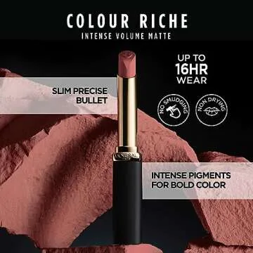 L'Oreal Paris Colour Riche Matte Lipstick - Hydrating & Long-Lasting