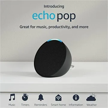 Amazon Echo Pop Compact Alexa Speaker for Any Room