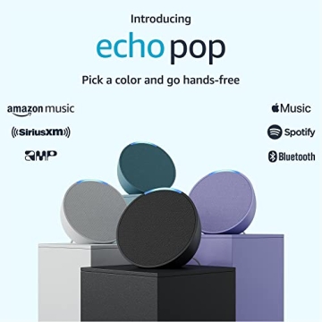 Amazon Echo Pop Compact Alexa Speaker for Any Room