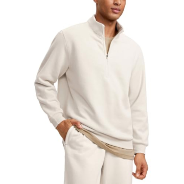 CRZ YOGA Fleece Lined Casual Sweatshirt for Men