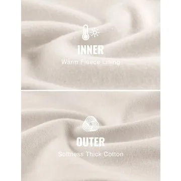 CRZ YOGA Fleece Lined Casual Sweatshirt for Men