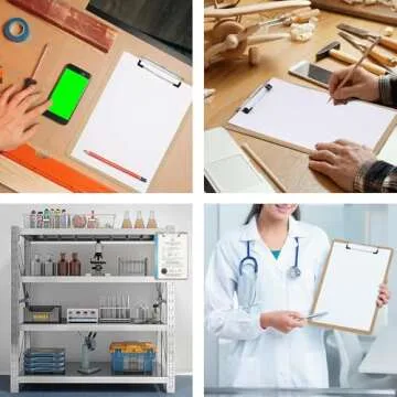 Durable Brown Office Clipboard Set for School & Office