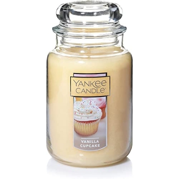 Yankee Candle Vanilla Cupcake Scented Candle 22oz - Over 110 Hours of Sweet Aroma for Any Occasion