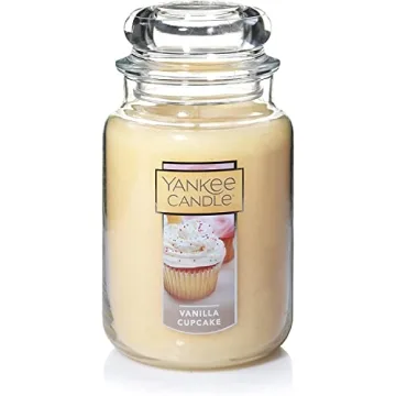 Yankee Candle Vanilla Cupcake Scented Candle 22oz - Over 110 Hours of Sweet Aroma for Any Occasion